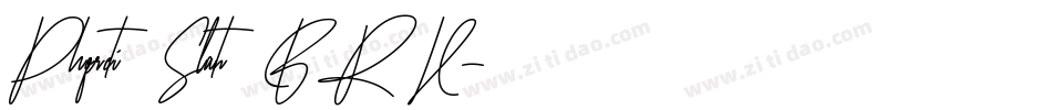 Phorfeit Slant BRK字体转换
